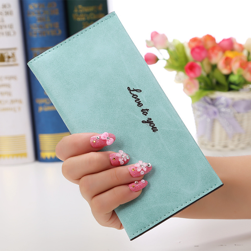 The New Ms Wallet Long Section Original Scrub Ultra Thin Retro Wallet Card Pack