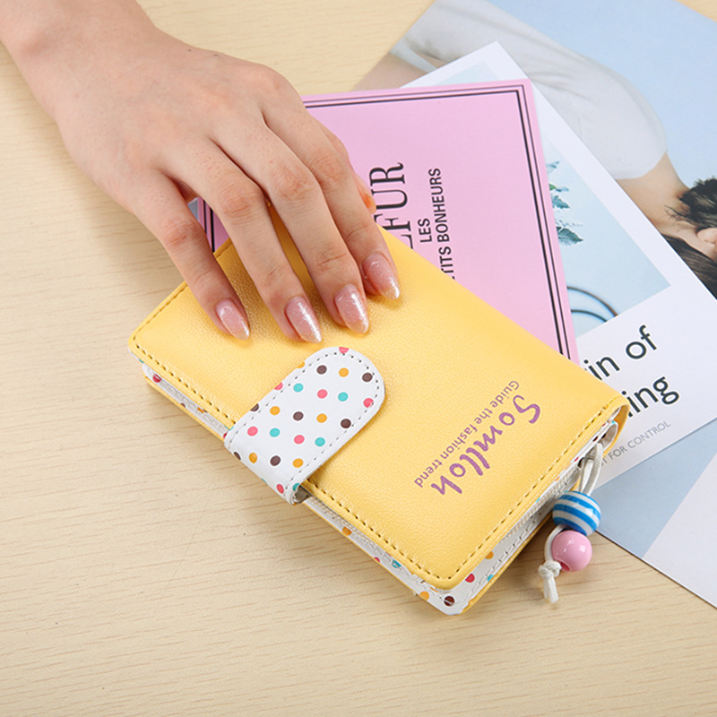 Ms Wallet The New Ladies Lovely Wave Point Fashion Leisure Wallet