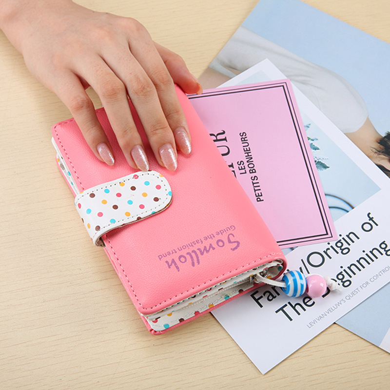 Ms Wallet The New Ladies Lovely Wave Point Fashion Leisure Wallet