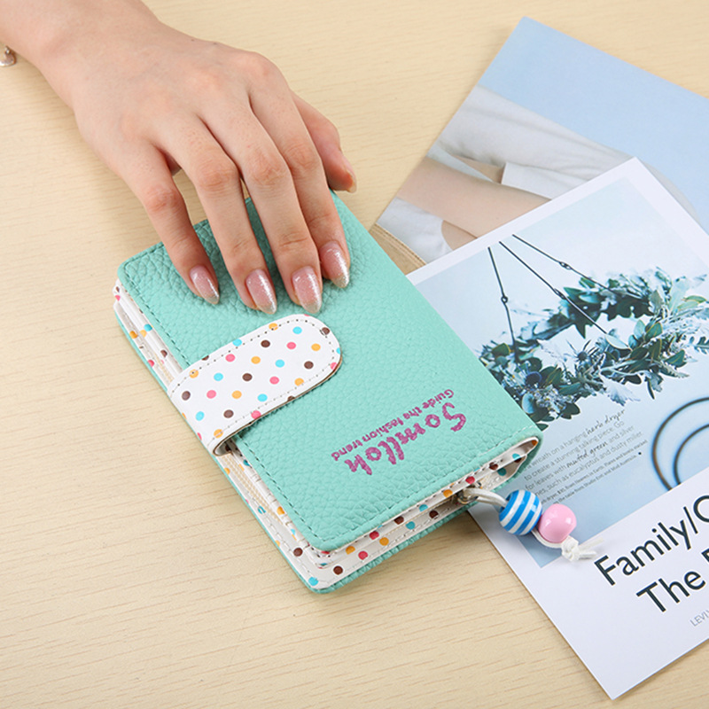 Ms Wallet The New Ladies Lovely Wave Point Fashion Leisure Wallet