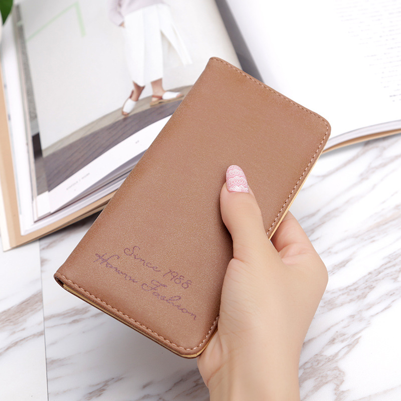 Ms Wallet Card Pack Ultra Thin Scrub Retro Fashion Leisure Student Wallet