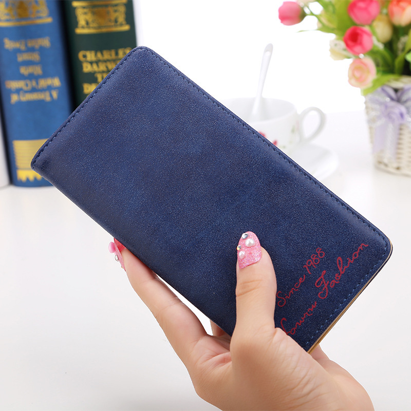 Ms Wallet Card Pack Ultra Thin Scrub Retro Fashion Leisure Student Wallet