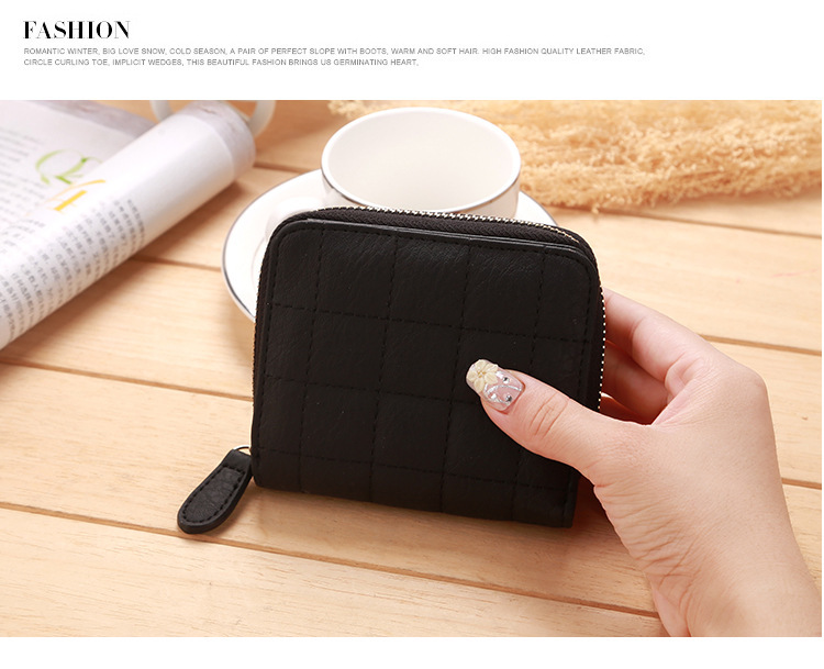 Mini Small Wallet Ms Zipper Lovely Coin Purse Student Short Section Embroidered Female Wallet