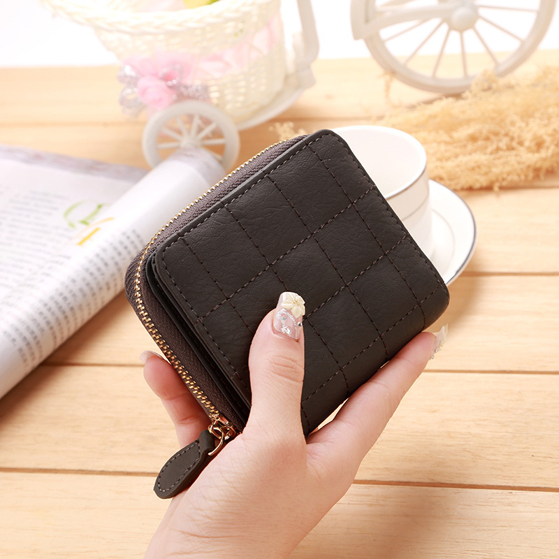 Mini Small Wallet Ms Zipper Lovely Coin Purse Student Short Section Embroidered Female Wallet