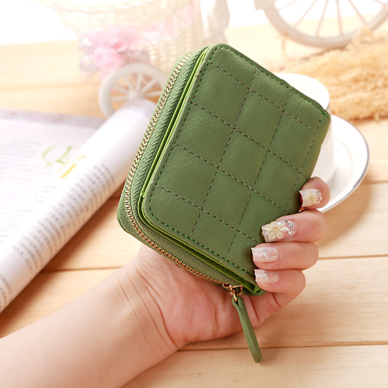 Mini Small Wallet Ms Zipper Lovely Coin Purse Student Short Section Embroidered Female Wallet