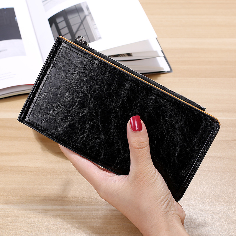 Fashion Flat Multi-card Bit Card Pack Ms Long Section Wallet Multifunction Ultra Thin Card Pack