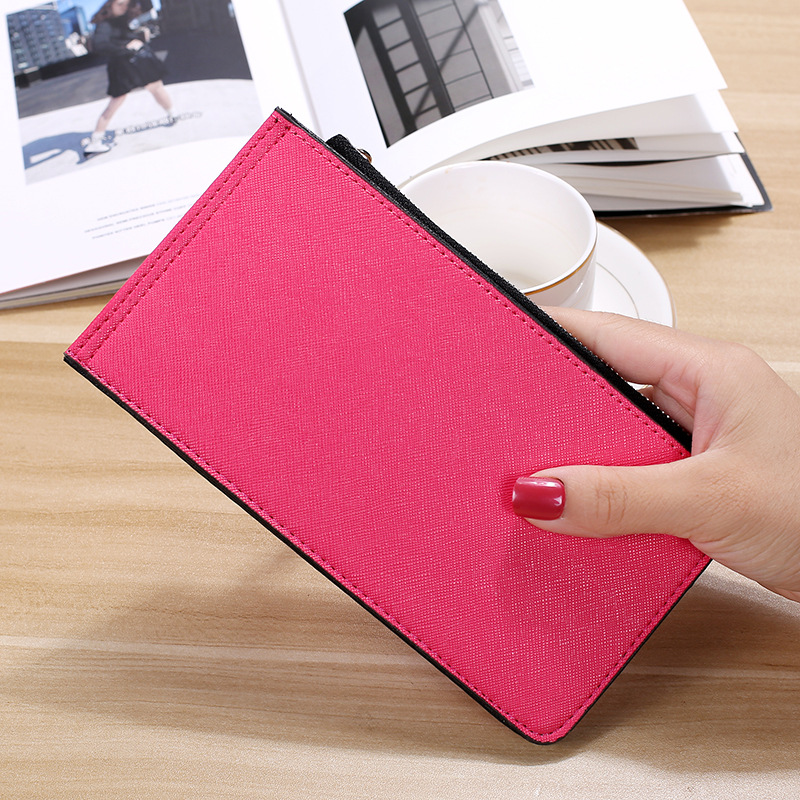Fashion Flat Multi-card Bit Card Pack Ms Long Section Wallet Multifunction Ultra Thin Card Pack