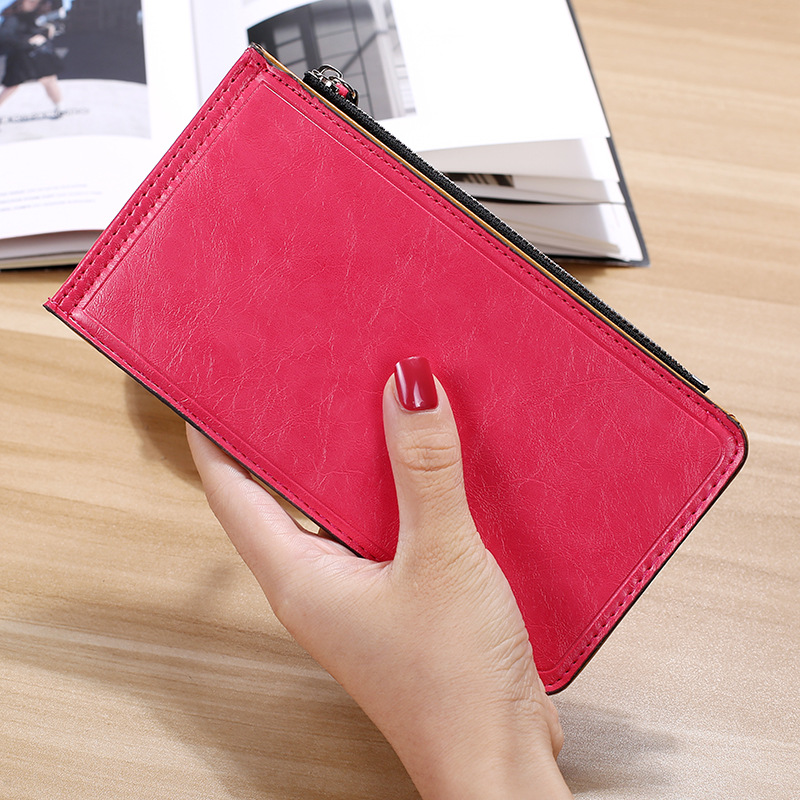 Fashion Flat Multi-card Bit Card Pack Ms Long Section Wallet Multifunction Ultra Thin Card Pack