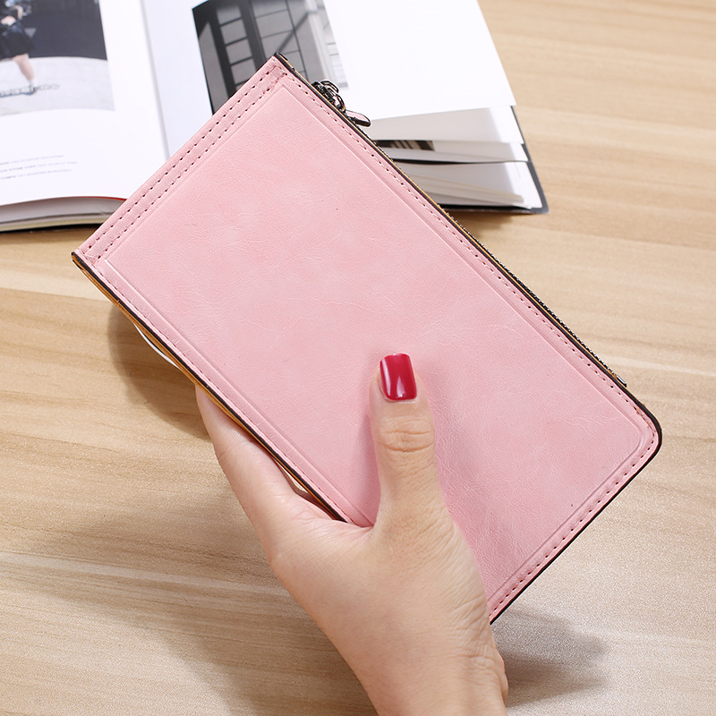 Fashion Flat Multi-card Bit Card Pack Ms Long Section Wallet Multifunction Ultra Thin Card Pack