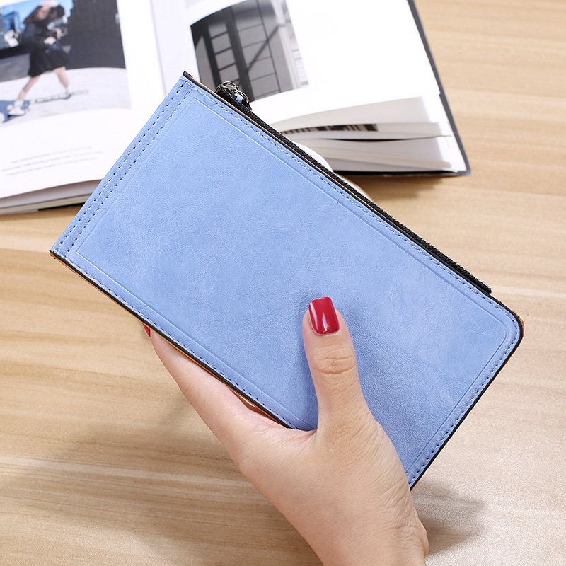 Fashion Flat Multi-card Bit Card Pack Ms Long Section Wallet Multifunction Ultra Thin Card Pack