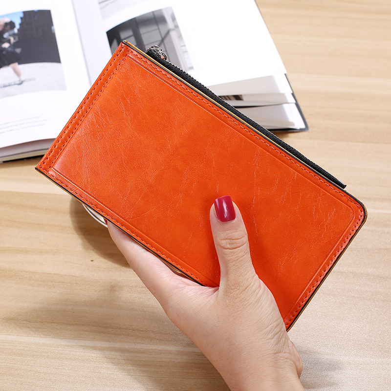 Fashion Flat Multi-card Bit Card Pack Ms Long Section Wallet Multifunction Ultra Thin Card Pack