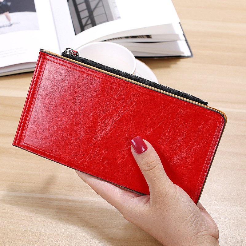 Fashion Flat Multi-card Bit Card Pack Ms Long Section Wallet Multifunction Ultra Thin Card Pack