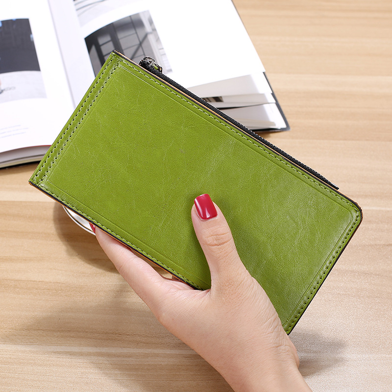 Fashion Flat Multi-card Bit Card Pack Ms Long Section Wallet Multifunction Ultra Thin Card Pack