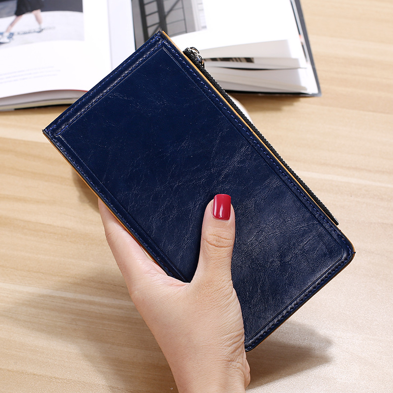Fashion Flat Multi-card Bit Card Pack Ms Long Section Wallet Multifunction Ultra Thin Card Pack