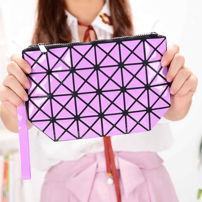 Female Shoulder Bags Lingge Chain Bag Mobile Phone Bag Messenger PU Fashion Leisure Lady Bags