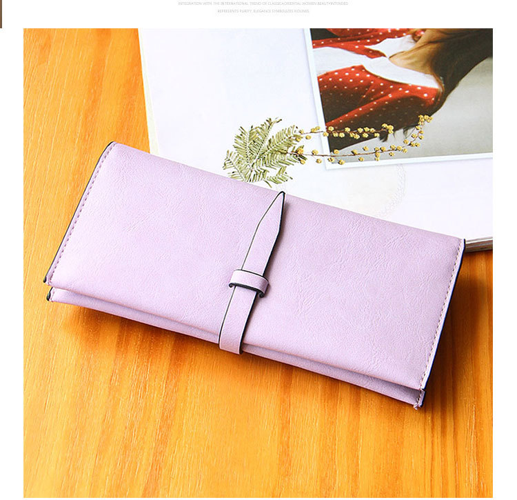 Ms Scrub Card Pack Long Section Retro Coin Purse Student Fashion Hand Bag