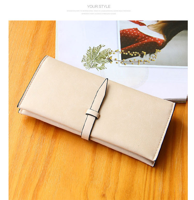 Ms Scrub Card Pack Long Section Retro Coin Purse Student Fashion Hand Bag