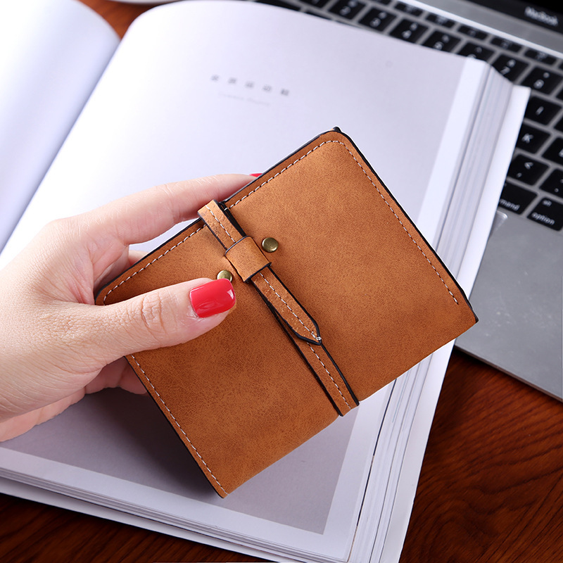 Ms Wallet Short Section Student Scrub Pumping Belt Female Leisure Wallet