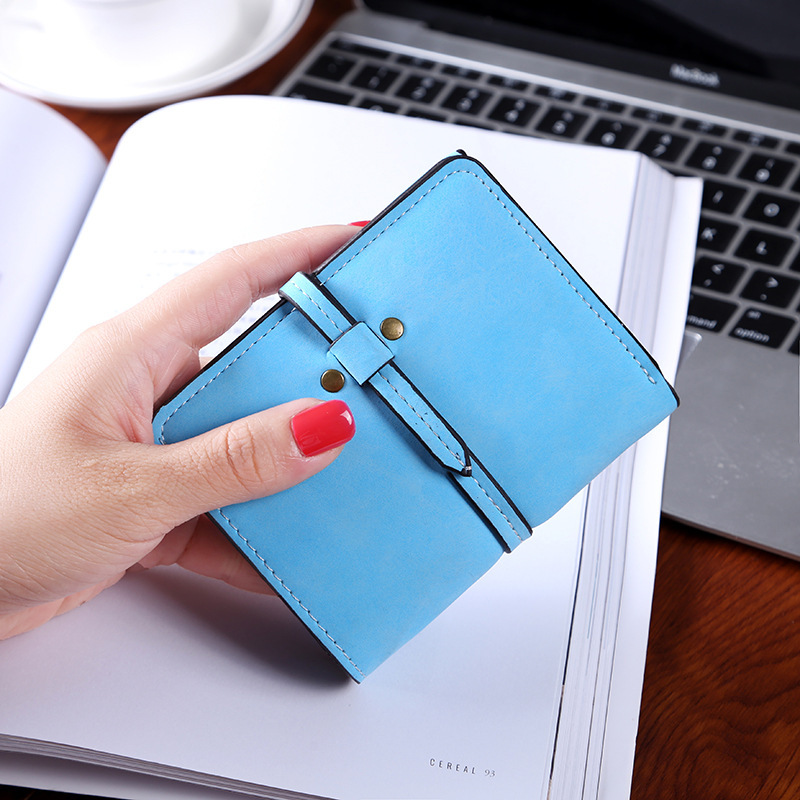 Ms Wallet Short Section Student Scrub Pumping Belt Female Leisure Wallet
