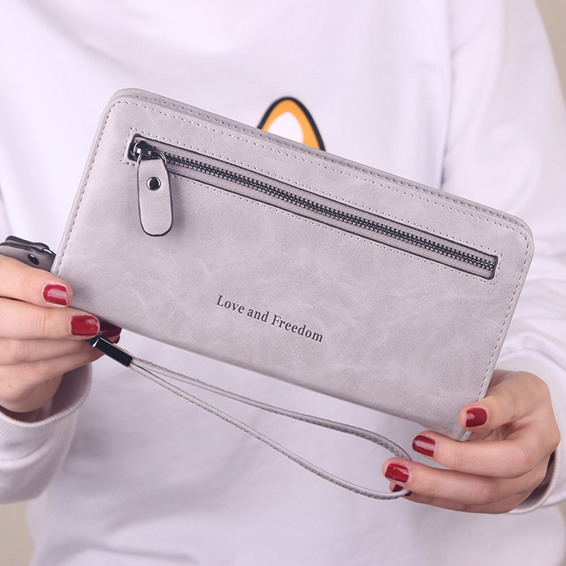 Ms Wallet Twists And Turns Hand Bag Zipper Multifunction Retro Simple High Capacity Wallet