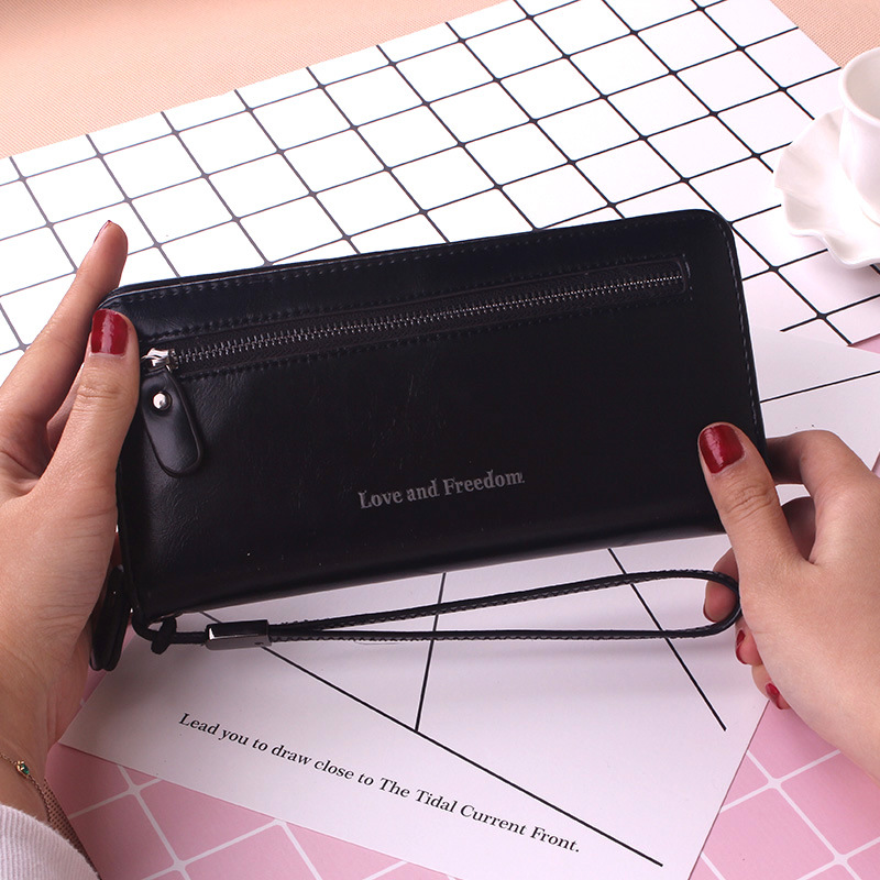 Ms Wallet Twists And Turns Hand Bag Zipper Multifunction Retro Simple High Capacity Wallet