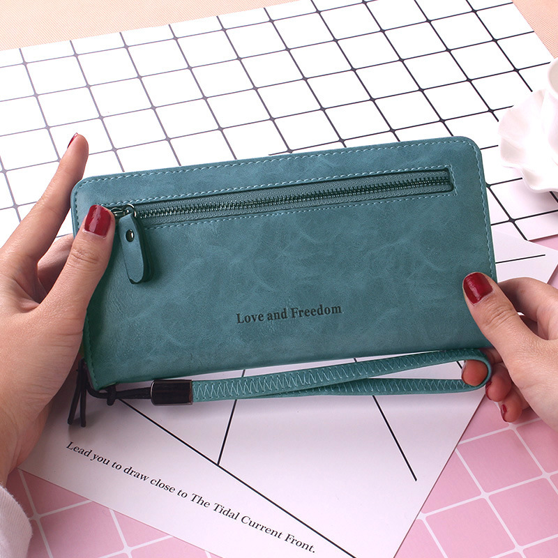 Ms Wallet Twists And Turns Hand Bag Zipper Multifunction Retro Simple High Capacity Wallet