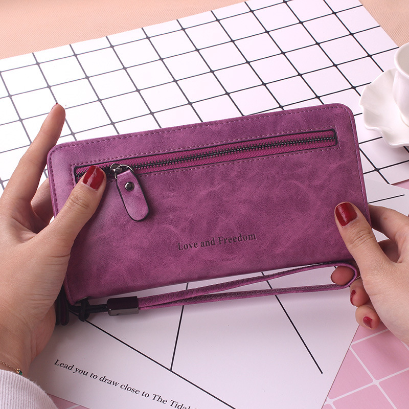 Ms Wallet Twists And Turns Hand Bag Zipper Multifunction Retro Simple High Capacity Wallet