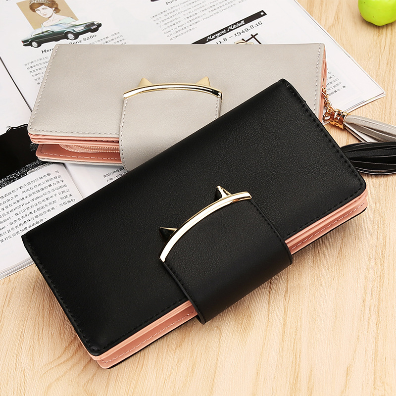 The New Ms Wallet Personality Tassel Zipper Lovely Coin Purse Student Wallet