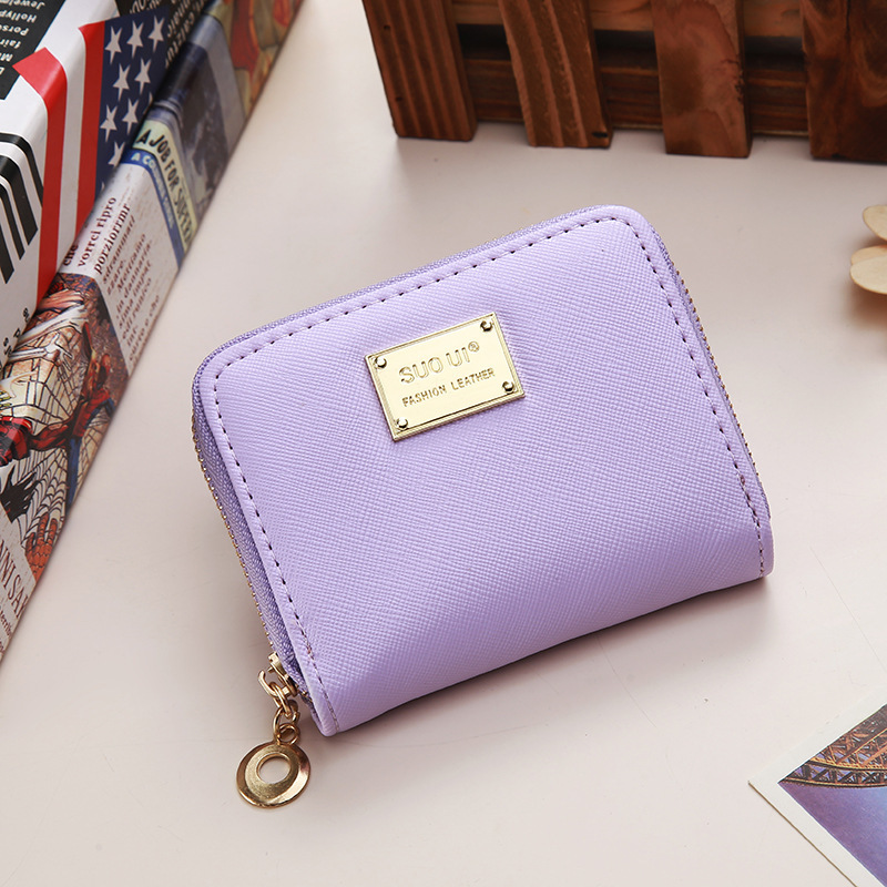 Ms Wallet Short Section Simple New Product Sequins Wallet Female Student Fashion Coin Purse
