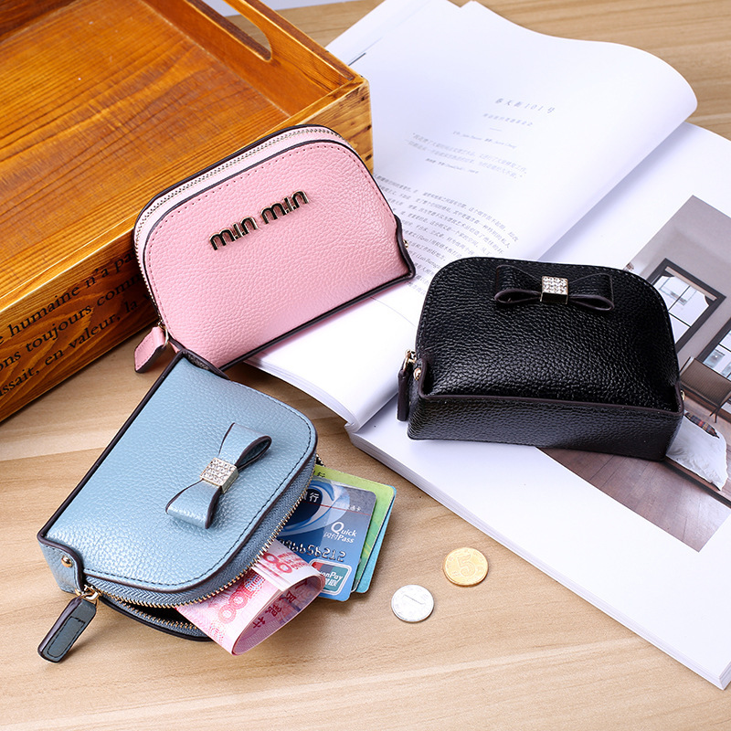 The New Mini Coin Purse Female Fashion Leisure Hand Bag Small Wallet Storage Package Coin Bag