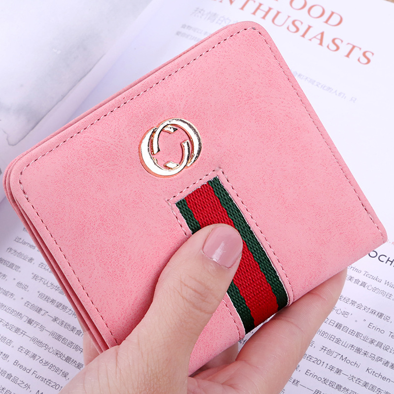 The New Wallet Ms Short Section Soft Cover Retro Mini Small Wallet Coin Purse Wallet