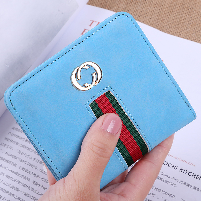 The New Wallet Ms Short Section Soft Cover Retro Mini Small Wallet Coin Purse Wallet