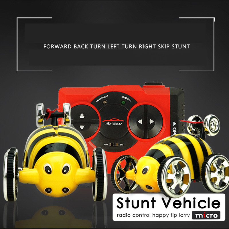 Innovation toy Mini Small insect remote control Dump truck child Magical prestige toy