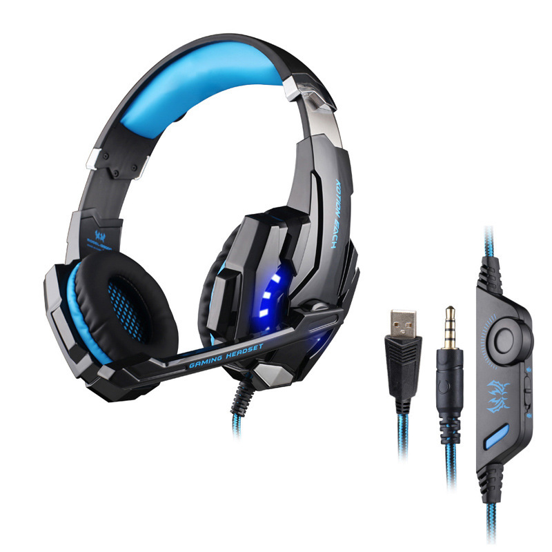 Computer Game Headset 3.5 Single Hole With Wheat Wearing Style Music Headset
