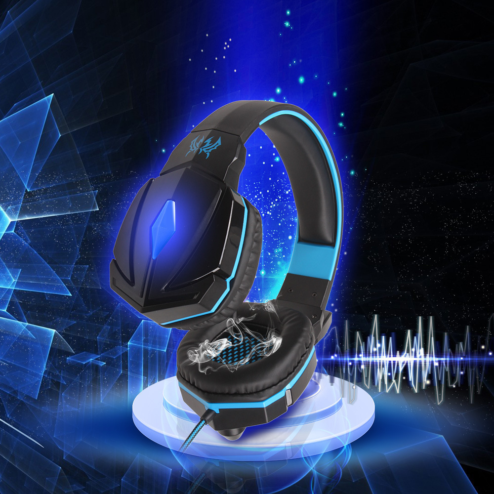 Wearing style Headset Anti-noise Glowing stereo computer game headset