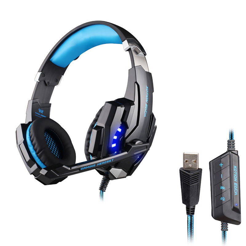 Wearing style 7.1 channel With microphone notebook headset USB computer game headset