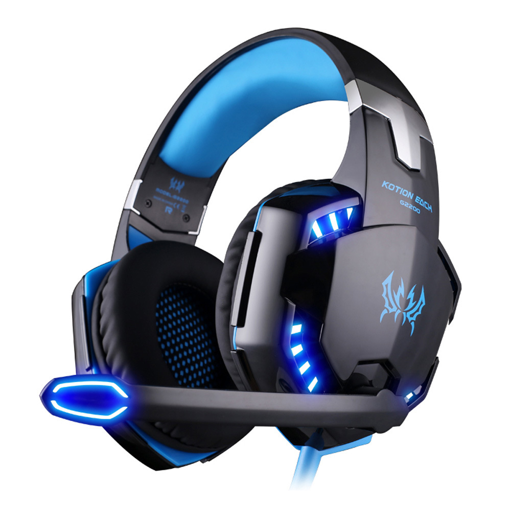 Computer 7.1 Channel With Vibration Cool Noise Reduction Game Headset With Lights Headset