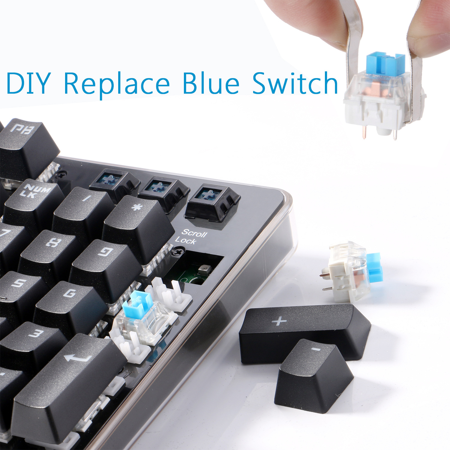 Computer Waterproof Mechanical Keyboard Colorful Glare Profession Game Keyboard