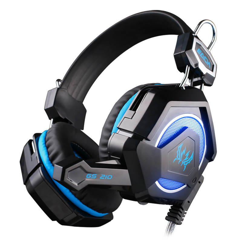 Computer Wearing Style Anti-noise LED Stereo HIFI Notebook Waterproof Game Headset