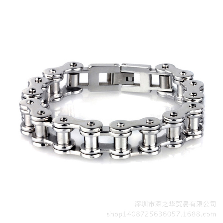 Jewelry Cycling Chain Fashion Cool Goods Men Titanium steel Bracelet