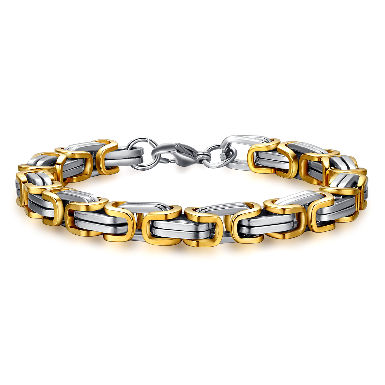 Western Style personality Titanium Steel Bracelet Stainless Steel Men Tide Men Will Wear Bracelet