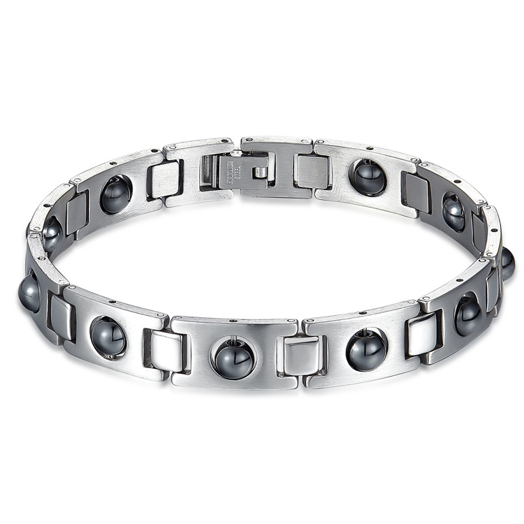 Men With Magnetic Health Care Bracelet Simple Fashion Titanium Steel Bracelet