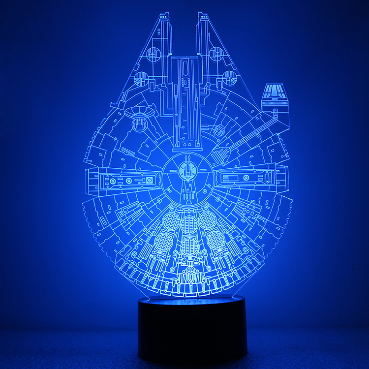 Star Wars 3D Creativity USB Powered by Colorful Night Light  Home Bedroom