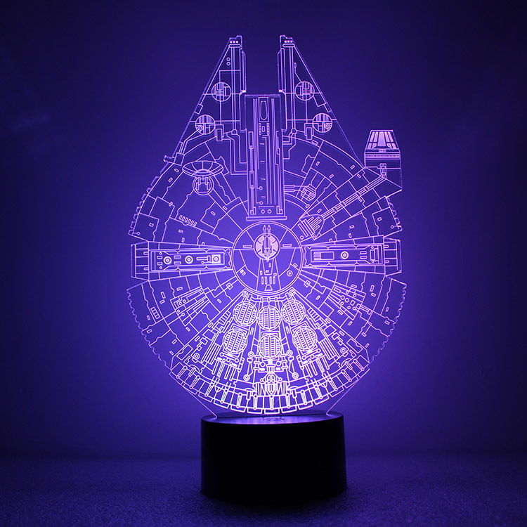 Star Wars 3D Creativity USB Powered by Colorful Night Light  Home Bedroom