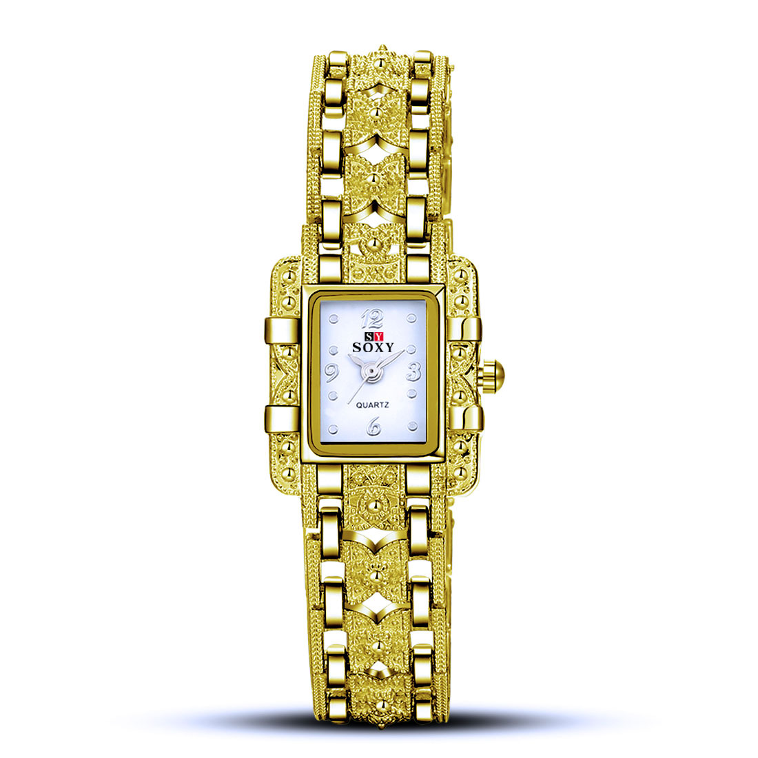 Ms Alloy Bracelet Quartz Female Watch Fashion Upscale Leisure Classic Watch