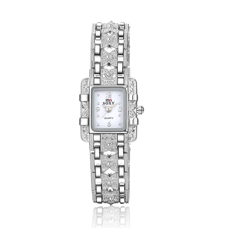 Ms Alloy Bracelet Quartz Female Watch Fashion Upscale Leisure Classic Watch