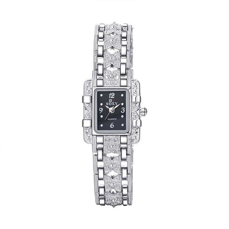 Ms Alloy Bracelet Quartz Female Watch Fashion Upscale Leisure Classic Watch