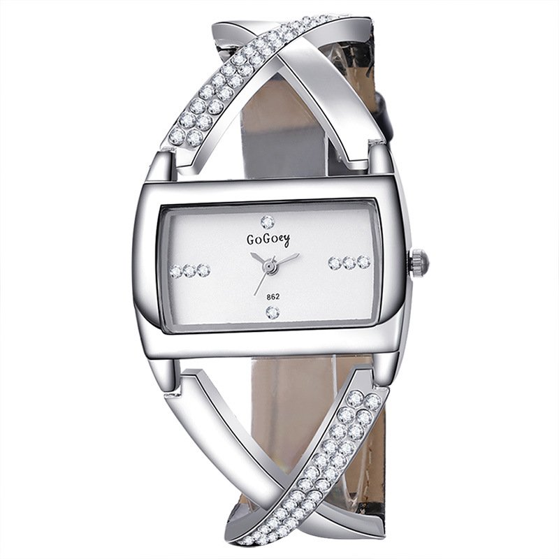 Ms Belt table Upscale Ms fashion Diamond Hollow watch