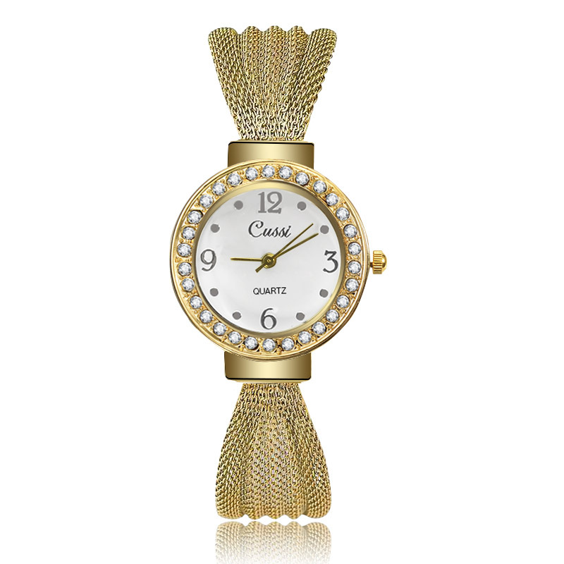 Ms Bracelet Creative Ms Alloy Mesh Belt Small Dial Trend Watch
