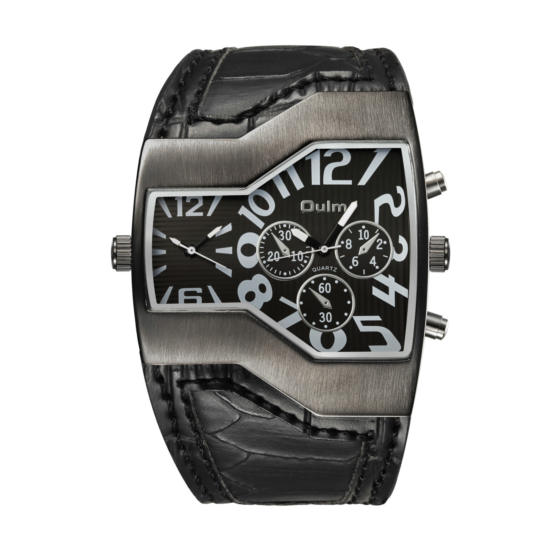 Men Belt Watch Dual movement movement Men waterproof Upscale Quartz watches